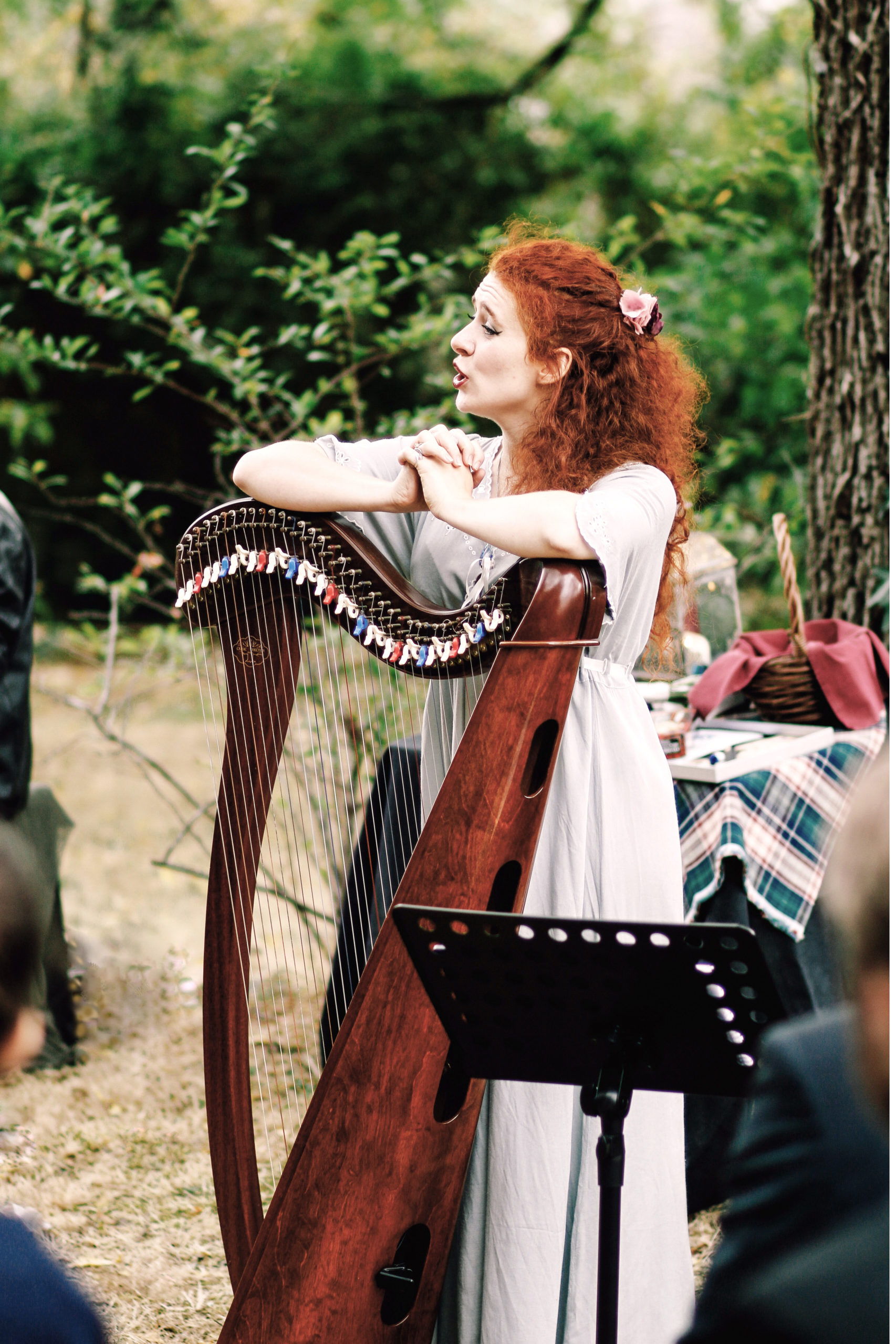 Musique cérémonie laïque harpiste